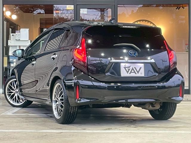 アクア Ｓスタイルブラック　ＬＯＸＡＲＮＹホイール　ローダウン　純正７型ナビ　ＴＶ視聴可　　　　Ｂｌｕｅｔｏｏｔｈ　バックカメラ　シートヒーター　オートライト　サイドバイザー　スマートキー　キーレス　ＬＥＤヘッドライト　　ＥＴＣ（39枚目）