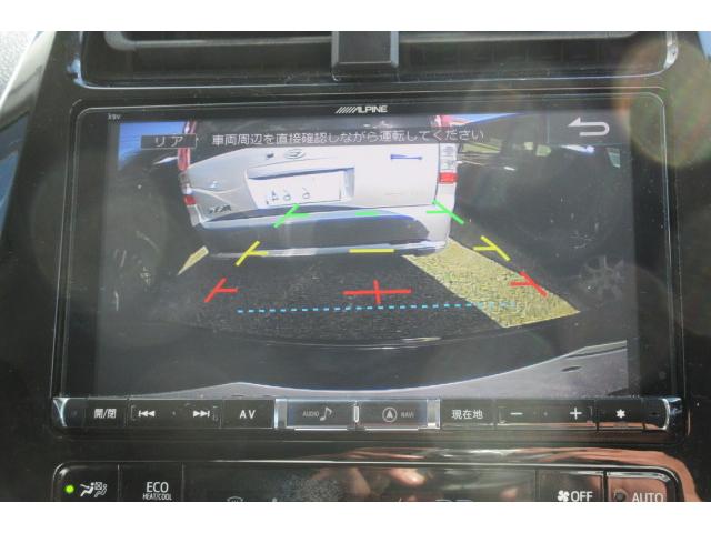 プリウス Ｓツーリングセレクション　モデリスタエアロ　アルパインナビＴＶ　Ｂモニター　クルコン　合皮シート　外１７インチアルミ（13枚目）