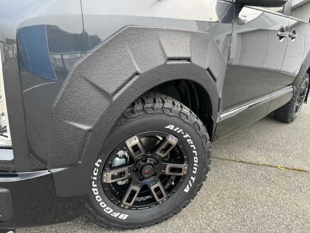 デリカD:5 P WARLOCKボディキット ALPINE11型ナビ ETC GOQBUTO/フロントバンパーガード MKW/マッドフラップ/ブラック エクシードバイザー リアエンブレムマットブラック塗装(9枚目)