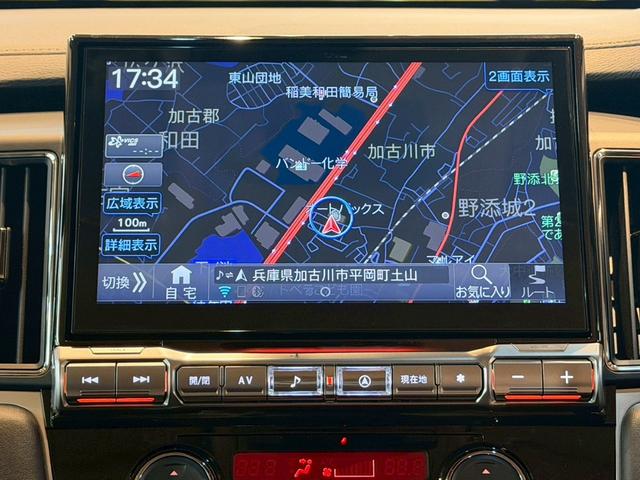 デリカD:5 P WARLOCKボディキット ALPINE11型ナビ ETC GOQBUTO/フロントバンパーガード MKW/マッドフラップ/ブラック エクシードバイザー リアエンブレムマットブラック塗装(50枚目)