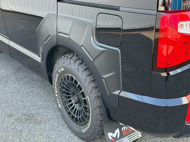 デリカＤ：５ Ｇ　パワーパッケージ　Ｇ－ＰｏｗｅｒＰａｃｋａｇｅ　ハーティーラン　サイドムービングシート仕様　ＡＬＰＩＮＥ１１型ナビ　ＷＡＲＬＯＣＫボディＫＩＴ　クロスロードルーフラック　ＪＡＯＳ製リアラダー　ＭＫＷ製マッドフラップ（36枚目）