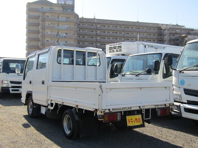 アトラストラック 日産 ｗキャブ 積載量１１５０ｋｇ ６人乗り ５速ｍｔ 低床 ３方開 ディーゼル 兵庫県 ｗキャブ 積載量１１５０ｋｇ ６人乗り ５速ｍｔ 低床 ３方開 ディーゼル 日産アトラストラックの中古車 Biglobe中古車情報 相場 検索
