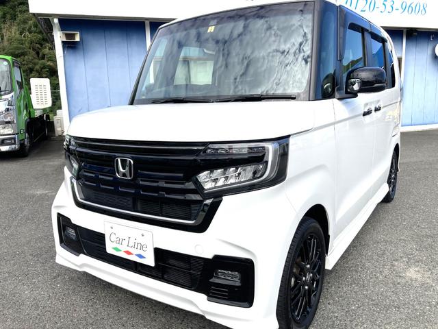 Ｎ－ＢＯＸカスタム Ｌターボ　スタイル＋ブラック　純正９インチナビ　フルセグＴＶ　バックカメラ　Ｂｌｕｅｔｏｏｔｈ　両側電動スライドドア　シートヒーター　Ｒクリアランスソナー　ＬＥＤヘッドライト　横滑り防止装置　衝突被害軽減ブレーキホンダセンシング（2枚目）