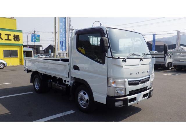 キャンター 全低床　積載２ｔ　ＡＴ　床縞板　ロープフック３対　車線逸脱警報装置　ＥＺＧＯ（坂道発進補助装置）荷台内寸　長さ：３１０ｃｍ　幅：１６０ｃｍ　高さ：３８ｃｍ　キーレスリモコン　ＥＴＣ（4枚目）
