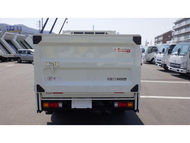 キャンター Ｗキャブ全低床　積載２ｔ　極東製垂直パワーゲート　Ｖ６０１　衝突軽減ブレーキ　車線逸脱警報装置　ＬＥＤヘッドライト＆ＬＥＤフォグ　フル液晶メーター　ステアリングスイッチ　交通標識認識機能　リアビューカメラ（7枚目）