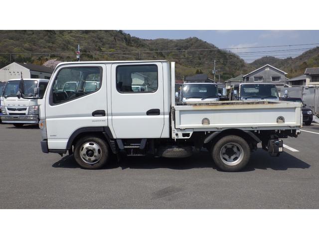 キャンター Ｗキャブ全低床　積載２ｔ　ＡＴ　ロープ穴２対　ロープフック２対　車両総重量　４，６８０Ｋｇ　荷台内寸　長さ：２１０ｃｍ　幅：１６０ｃｍ　高さ：３８ｃｍ　左電格ミラー　キーレス　ＥＴＣ（6枚目）
