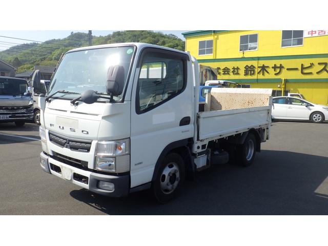 キャンター 全低床　積載２ｔ　新明和製垂直パワーゲート　ＲＥ０６　５ＭＴ　車両総重量　４，４６５Ｋｇ　荷台内寸　長さ：３０５ｃｍ　幅：１６０ｃｍ　高さ：３８ｃｍ　キーレス　エアコン　パワーステアリング　パワーウィンドウ（2枚目）