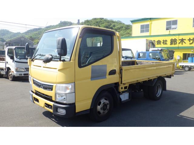 キャンター 全低床　積載２ｔ　ＡＴ　ドラレコ　キーレス　ＥＴＣ　車両総重量　４，３６５Ｋｇ　荷台内寸　長さ：３１０ｃｍ　幅：１６０ｃｍ　高さ：３８ｃｍ　エアコン　パワーステアリング　パワーウィンドウ（2枚目）