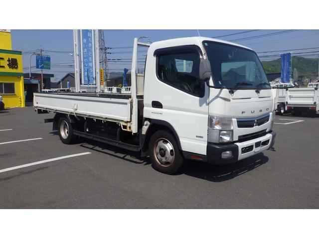 キャンター ロング全低床　積載２．９５ｔ　ＡＴ　ワイドロング　床鉄板　車線逸脱警報　衝突軽減ブレーキ　ＥＺＧＯ（坂道発進補助装置）　ＥＴＣ　車両総重量　６，０７５Ｋｇ　荷台内寸　長さ：４３５ｃｍ　幅：２０７ｃｍ　高さ：３８ｃｍ（4枚目）