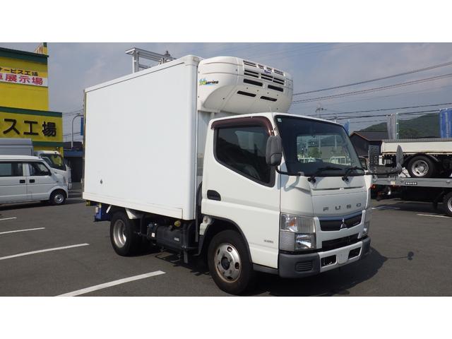 キャンター 全低床　積載２ｔ　東プレ冷蔵冷凍車　－３０℃設定　スタンバイ付　２室仕様　左スライドドア　ラッシング　バックカメラ　車両総重量　４，８９５Ｋｇ　荷台内寸　長さ：３０５ｃｍ　幅：１６７ｃｍ　高さ：１７６ｃｍ（4枚目）