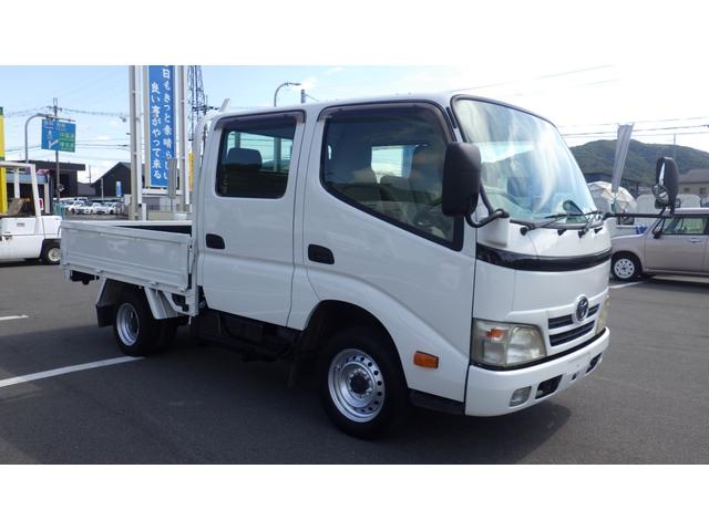 トヨエース Ｗキャブロングジャストロー　積載１．２ｔ　５ＭＴ　車両総重量　３，４４０ｋｇ　荷台内寸　長さ：２１０ｃｍ　幅：１６０ｃｍ　高さ：３８ｃｍ　ＮＡＶＩ　ＥＴＣ　ドライブレコーダー　全席パワーウィンドウ　リアエアコン（5枚目）
