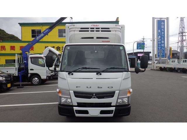 キャンター ロング全低床　積載１．５ｔ　ＡＴ車　三菱製冷蔵冷凍車　－３０℃設定　２室仕様　車両総重量　４，２３４ｋｇ　荷台内寸　長さ：３０２ｃｍ　幅：１６６ｃｍ　高さ：１６７ｃｍ　バックモニター　エアコン　パワーステアリング（2枚目）