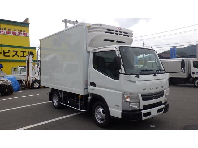 キャンター ロング全低床　積載１．５ｔ　ＡＴ車　三菱製冷蔵冷凍車　－３０℃設定　２室仕様　車両総重量　４，２３４ｋｇ　荷台内寸　長さ：３０２ｃｍ　幅：１６６ｃｍ　高さ：１６７ｃｍ　バックモニター　エアコン　パワーステアリング（5枚目）