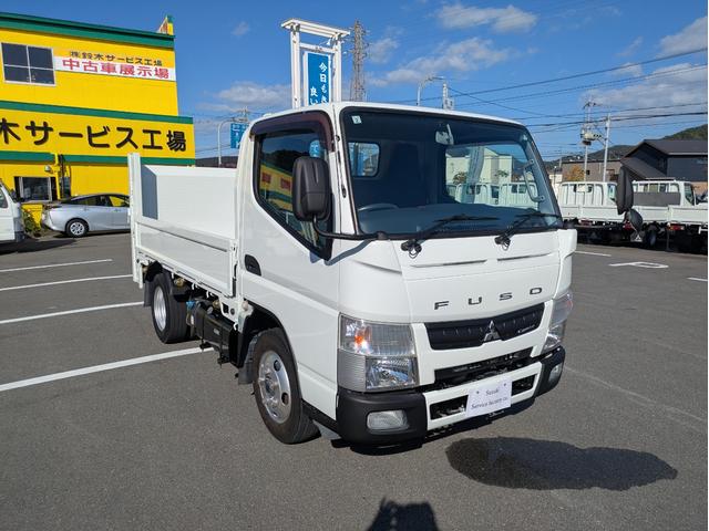 キャンター 　積載２ｔ　５ＭＴ　極東製垂直パワーゲートＶ６００　カーナビ　ＥＴＣ　パワーウインドウ　パワステ　キーレスリモコン　　車両総重量４，７１５ｋｇ　荷台内寸　長さ：３０９ｃｍ　幅：１６１ｃｍ　高さ：３９ｃｍ（5枚目）