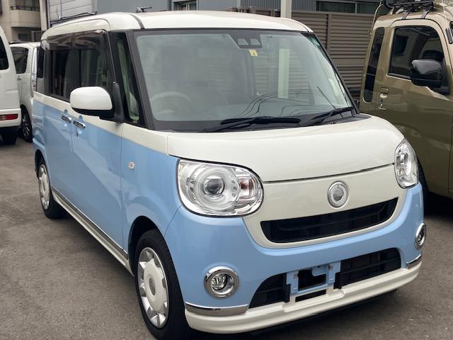ムーヴキャンバス Ｇメイクアップ　ＳＡＩＩＩ　ナビテレビ　バックカメラ　両側パワースライド　ＥＴＣ　プッシュスタート　プライバシーガラス（2枚目）