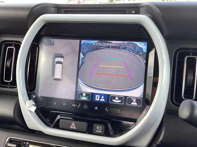 ハスラー ＨＹＢＲＩＤ　Ｘターボ　２型　全方位モニター対応ナビ　４ＷＤ　衝突被害軽減ブレーキ　後退時ブレーキサポート　踏み間違い防止機能　車線逸脱抑制機能　アダプティブクルーズコントロール　ＬＥＤヘッドライト　フルセグＴＶ　ドライブレコーダー　ＥＴＣ車載器　オートライト（11枚目）