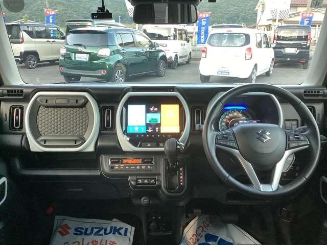 ハスラー ＨＹＢＲＩＤ　Ｘターボ　２型　全方位モニター対応ナビ　４ＷＤ　衝突被害軽減ブレーキ　後退時ブレーキサポート　踏み間違い防止機能　車線逸脱抑制機能　アダプティブクルーズコントロール　ＬＥＤヘッドライト　フルセグＴＶ　ドライブレコーダー　ＥＴＣ車載器　オートライト（16枚目）