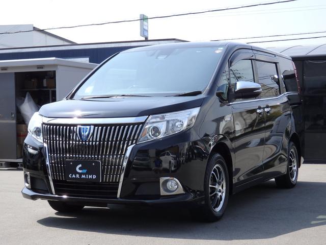 エスクァイア トヨタ ハイブリッドｇｉ ブラックテーラード ２０２黒 セーフティセンス 特別仕様車 純正ｓｄナビ 走行中ｔｖ ｅｔｃ バックカメラ ステリモ 前後オートエアコン 専用革調シート シートヒーター 両側電動ドア ｌｅｄヘッド スマートキー２本の中古車詳細