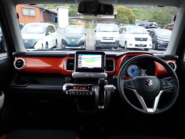 クロスビー ハイブリッドＭＺ　ツートンルーフ　ワンオーナー買取車　純正８インチナビ　走行中ＴＶ　ＣＤ　ＤＶＤ　ＳＤ　Ｂｌｕｅｔｏｏｔｈオーディオ　フルセグ　ＨＤＭＩ端子　ＥＴＣ　グッドイヤー２０２４年タイヤ　スマートキー　衝突軽減（10枚目）