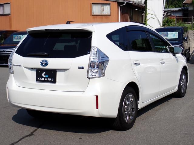 プリウスアルファ Ｓ　チューン　ブラック　禁煙車　特別仕様車　純正オプションＬＥＤヘッドライト　純正ナビ　ＣＤ　ＤＶＤ　ＳＤ　録音　Ｂｌｕｅｔｏｏｔｈオーディオ　フルセグＴＶ　ＥＴＣ　バックカメラ　ステリモ連動　純正アルミ　スマートキー２本（8枚目）