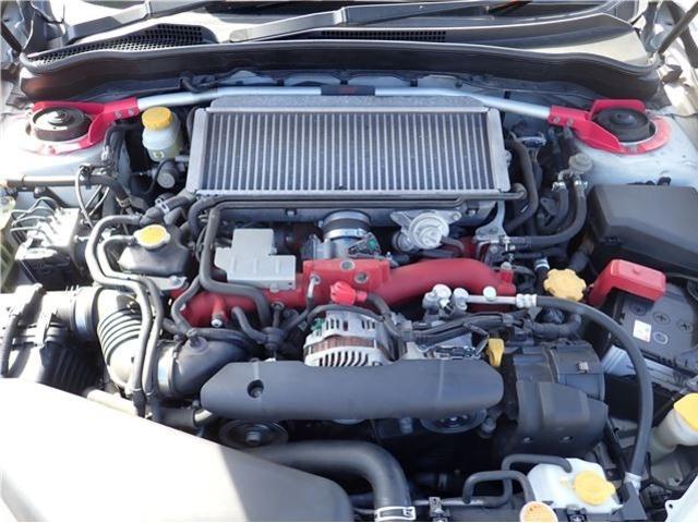 インプレッサ ＷＲＸ　ＳＴＩ　Ａライン　後期型　アプライドモデルＤ型　社外フルセグナビ　ＥＴＣ　Ｂカメラ　ＳＴＩパーツ（大型リアウイング　大型ブレーキキャリパー　エアロパーツ　タワーバー　１８アルミ　４本出しマフラー　ハーフレザーシート）（18枚目）