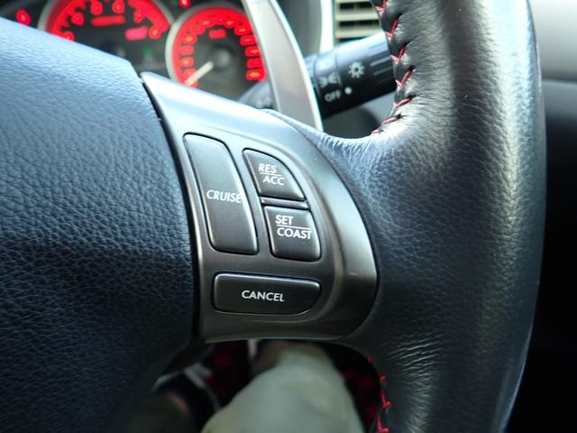 インプレッサ WRX STI Aライン タイプS 5速AT EJ25水平対向ターボエンジン300PS タイプS専用STIハーフレザーアルカンターラシート 純正18アルミ 純正ブースト計 カロッツェリアナビ ETC パドルシフト 純正4本出しマフラー(33枚目)