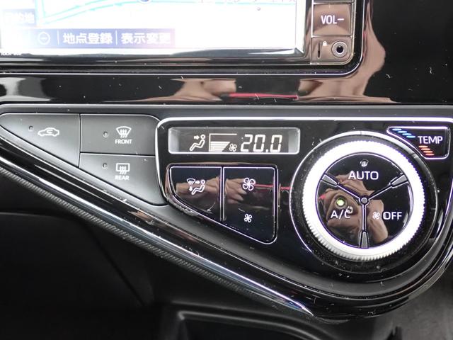 アクア S 後期型 純正ナビ CD SD AUX Bluetoothオーディオ 走行中TV ステリモ連動 ETC オートエアコン スペアタイヤ インフォメーションディスプレイ オートリトラクタブル電動格納ミラー(25枚目)