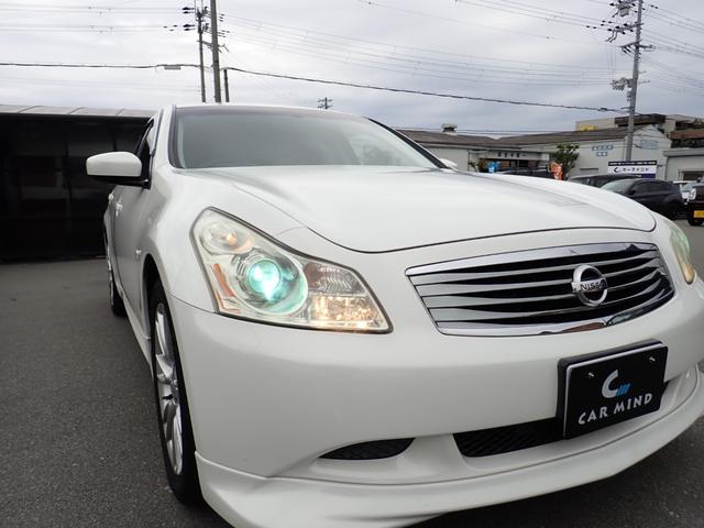 スカイライン 250GT タイプS 純正ナビ CD DVD 録音 フルセグTV 走行中TV ETC Bカメラ スマートキー 純正エアロ 純正リアウイング 純正18インチアルミ HIDライト ハーフレザーシート パワーシート 記録簿4枚(20枚目)