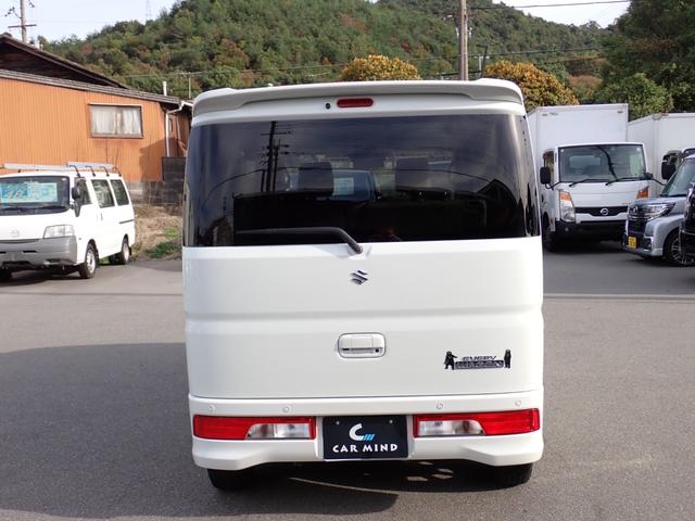 エブリイワゴン PZターボスペシャル 純正ナビCD DVD SD録音 Bluetoothオーディオ フルセグ走行中TV ETC 純正2視点切替式バックカメラ 両側電動ドア 左オートステップ スマートキー HIDライト 衝突軽減ブレーキ(7枚目)