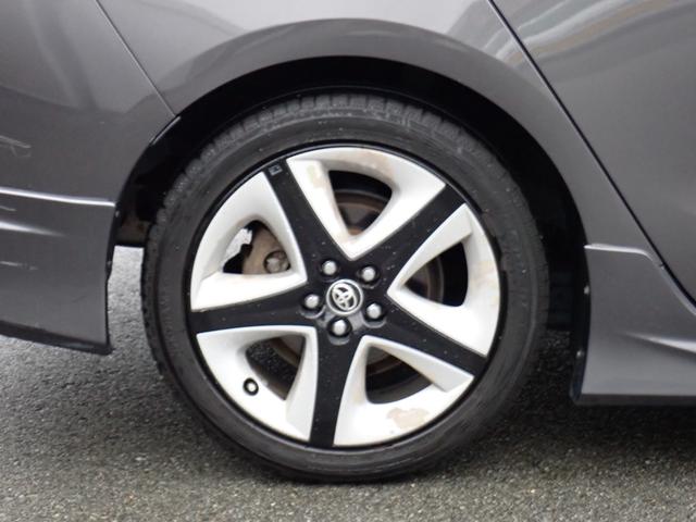 プリウス Ｓツーリングセレクション　モデリスタエアロ　アルパイン９インチナビ走行中ＴＶ　ＣＤ　ＤＶＤ　ＳＤ　Ｂｌｕｅｔｏｏｔｈオーディオ　フルセグ　ＥＴＣ　Ｂカメラ　ステリモ連動　ＵＳＢ給電　白革調シート　シートヒーター　スマートキー（20枚目）