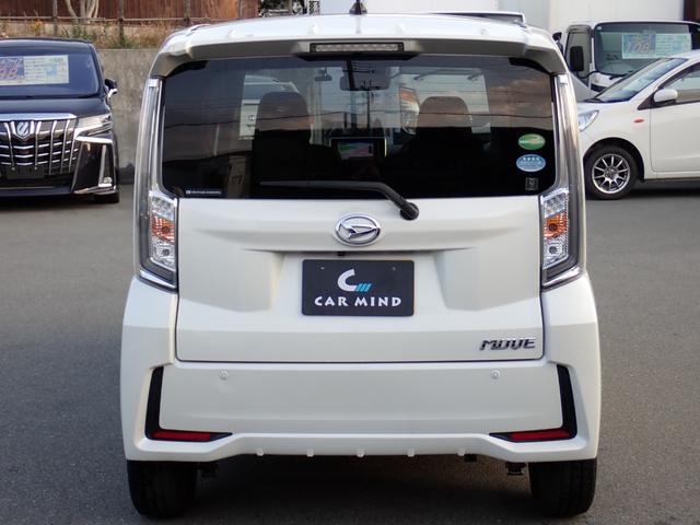 ムーヴ カスタム　ＲＳ　ハイパーＳＡＩＩＩ　後期型　純正ナビ　ＣＤ　ＤＶＤ　ＳＤ　Ｂｌｕｅｔｏｏｔｈオーディオ　フルセグＴＶ　Ｂカメラ　ステリモ連動　純正ドラレコ　シートヒーター　スマートキー　ＬＥＤライト　ＬＥＤフォグ　衝突軽減ブレーキ（3枚目）