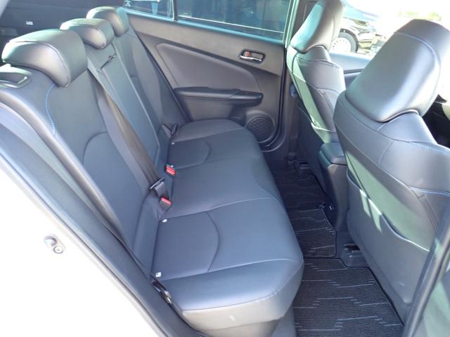 プリウス Ｓツーリングセレクション　後期型　モデリスタエアロ　純正９インチハイレゾ音源対応ナビ走行中ＴＶ　全方位カメラ　ＥＴＣ２．０　純正ドラレコ　スマートキー２本　黒革調シート　シートヒーター　純正ＯＰデジタルインナーミラー（55枚目）