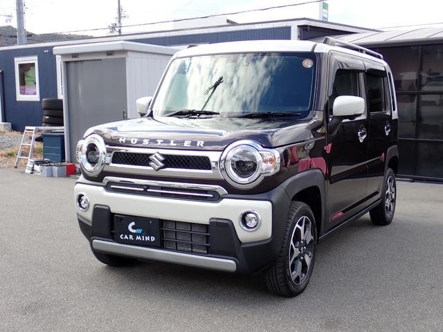 ハスラー ＪスタイルＩＩ　ツートンルーフ　純正９インチナビ　ＣＤ　ＤＶＤ　Ｂｌｕｅｔｏｏｔｈオーディオ　フルセグＴＶ　ＥＴＣ　全方位カメラ　コムテック前後ドラレコ　ステリモ　前席シートヒーター　スマートキー　衝突軽減ブレーキ（2枚目）