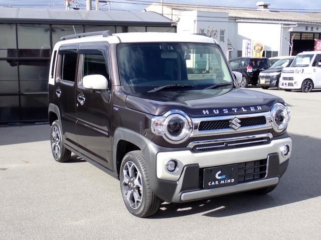 ハスラー ＪスタイルＩＩ　ツートンルーフ　純正９インチナビ　ＣＤ　ＤＶＤ　Ｂｌｕｅｔｏｏｔｈオーディオ　フルセグＴＶ　ＥＴＣ　全方位カメラ　コムテック前後ドラレコ　ステリモ　前席シートヒーター　スマートキー　衝突軽減ブレーキ（4枚目）