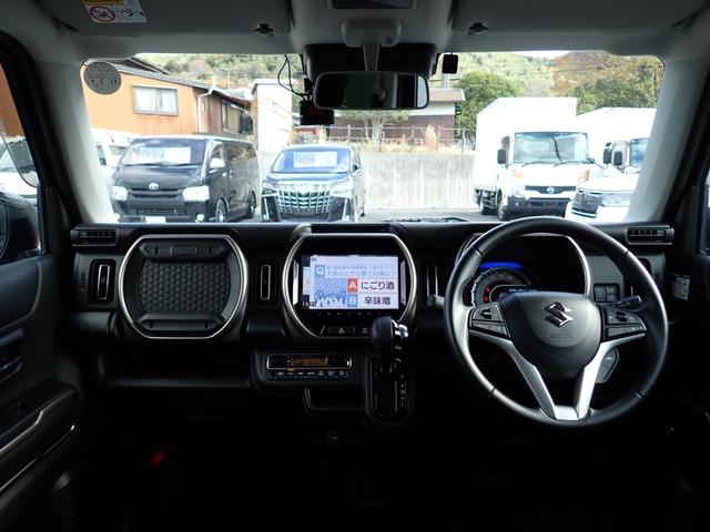 ハスラー ＪスタイルＩＩ　ツートンルーフ　純正９インチナビ　ＣＤ　ＤＶＤ　Ｂｌｕｅｔｏｏｔｈオーディオ　フルセグＴＶ　ＥＴＣ　全方位カメラ　コムテック前後ドラレコ　ステリモ　前席シートヒーター　スマートキー　衝突軽減ブレーキ（10枚目）