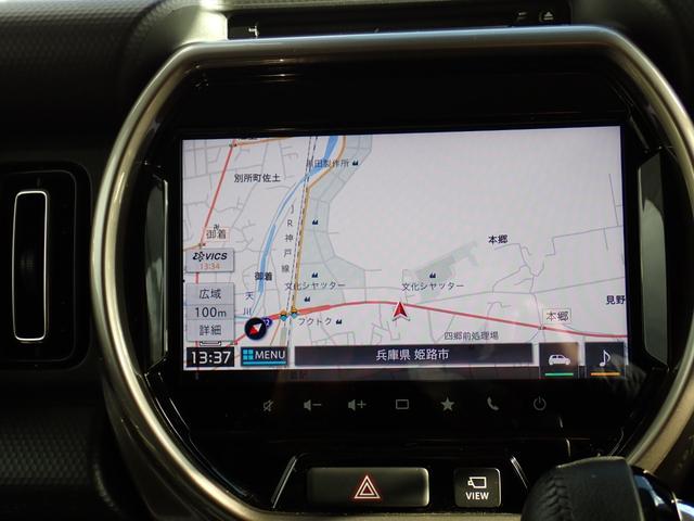 ハスラー ＪスタイルＩＩ　ツートンルーフ　純正９インチナビ　ＣＤ　ＤＶＤ　Ｂｌｕｅｔｏｏｔｈオーディオ　フルセグＴＶ　ＥＴＣ　全方位カメラ　コムテック前後ドラレコ　ステリモ　前席シートヒーター　スマートキー　衝突軽減ブレーキ（21枚目）