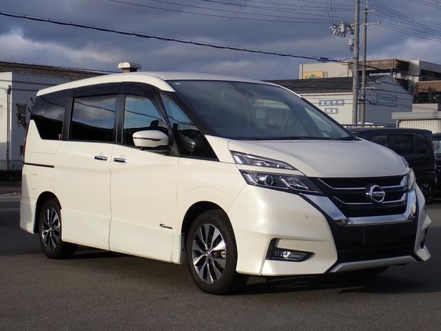 セレナ ハイウェイスターG 純正9インチナビ 純正フリップダウン ハンズフリー両側電動ドア ETC 全方位カメラ ドラレコ 快適パック セーフティー&セキュリティパック 電子パーキングブレーキ LEDライト スマートキー(6枚目)