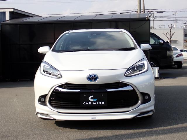 アクア Z モデリスタエアロ 合成皮革パッケージ 純正10.5インチディスプレイナビ 全方位カメラ ETC 前後ドラレコ ハーフレザーシート パワーシート シートヒーターハンドルヒーター 衝突軽減ブレーキ BSM(3枚目)