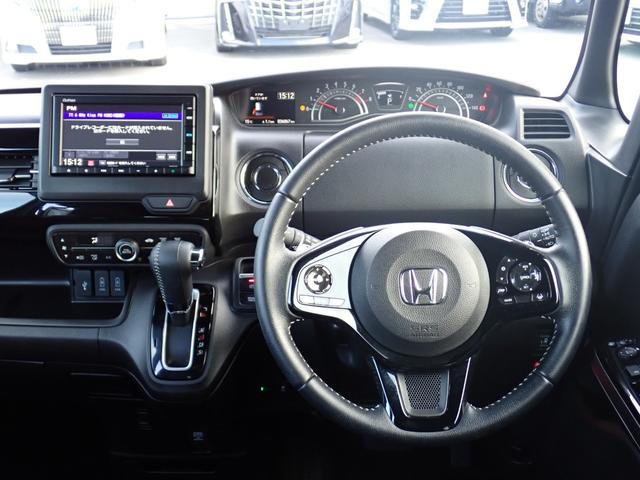 N-BOXカスタム Lターボ 後期型 ターボエンジン 純正ナビ Bluetoothオーディオ バックカメラ 純正ドラレコ ステリモ連動 両側電動ドア USB給電 電子パーキングブレーキ スマートキー2本 LEDライト LEDフォグ(16枚目)