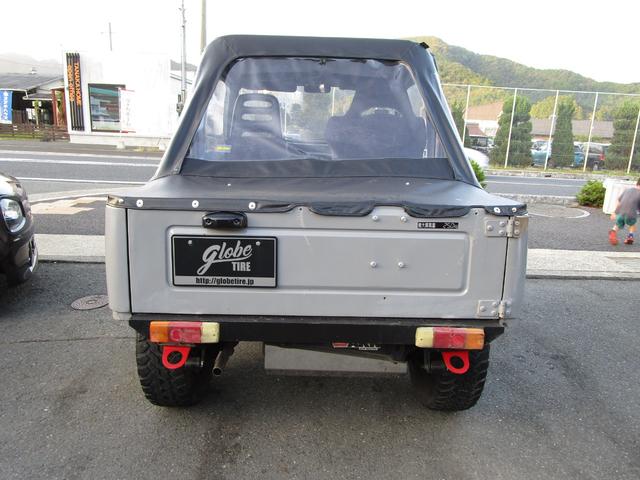ジムニー 　ジョージア　幌　４速　チャンバー　１発始動　電磁ポンプ　フルトラ　水温系　セミバケ　フロントディスク公認済み（7枚目）