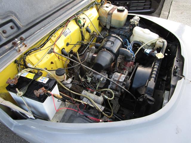 ジムニー 　ジョージア　幌　４速　チャンバー　１発始動　電磁ポンプ　フルトラ　水温系　セミバケ　フロントディスク公認済み（44枚目）