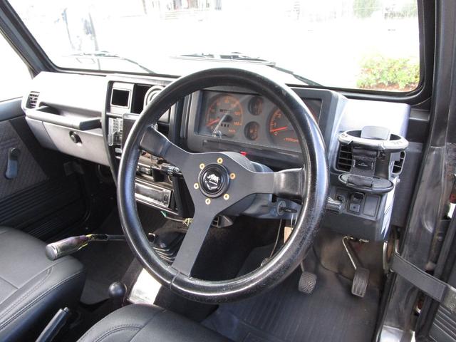 ジムニー HC 5速ミッション パワステ オプションステアリング マフラー タンクガード(37枚目)