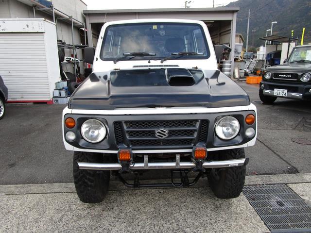 ジムニー ＨＡ　リフトアップ２ＵＰ　ブローオフ　マッドタイヤＥＴＣ　５速ミッション　社外ハンドル（3枚目）