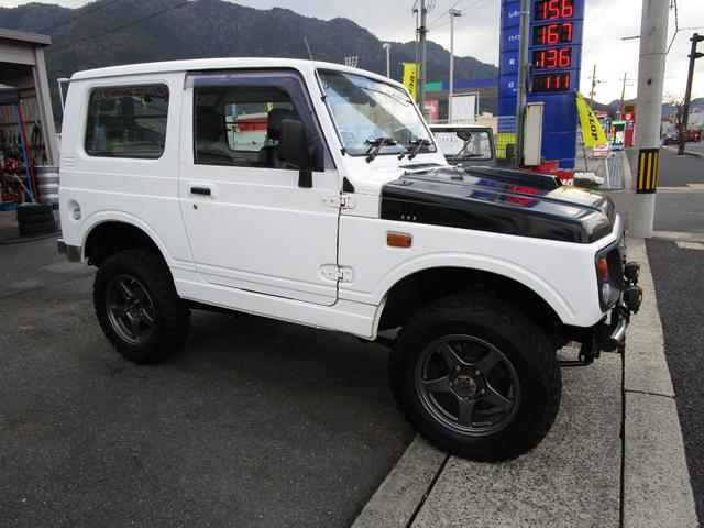 ジムニー ＨＡ　リフトアップ２ＵＰ　ブローオフ　マッドタイヤＥＴＣ　５速ミッション　社外ハンドル（11枚目）