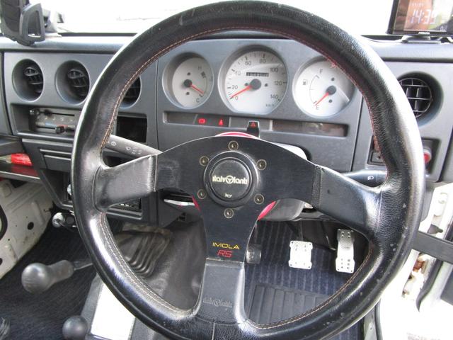 ジムニー ＨＡ　リフトアップ２ＵＰ　ブローオフ　マッドタイヤＥＴＣ　５速ミッション　社外ハンドル（41枚目）