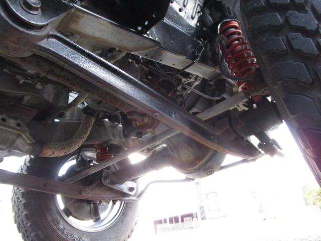 ジムニー ＨＡ　リフトアップ２ＵＰ　ブローオフ　マッドタイヤＥＴＣ　５速ミッション　社外ハンドル（70枚目）