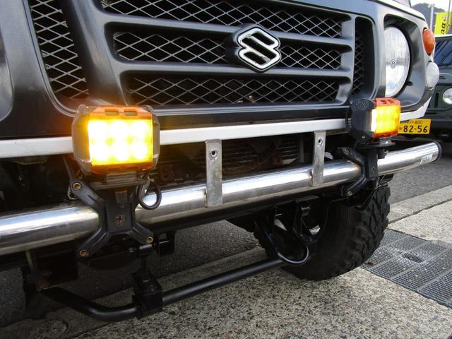 ジムニー ＨＡ　リフトアップ２ＵＰ　ブローオフ　マッドタイヤＥＴＣ　５速ミッション　社外ハンドル（76枚目）