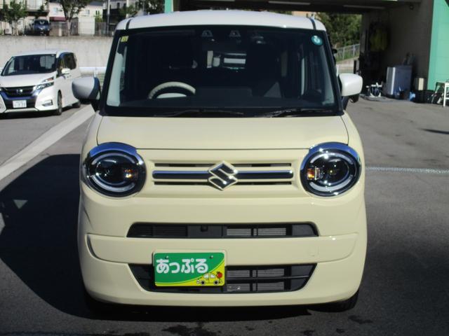 ワゴンＲスマイル ハイブリッドＳリミテッド　メーカー９インチナビ　全方位モニター　両側パワスラ　スマートキー　運転席シートヒーター　衝突軽減　レーンキープ　クリアランスソナー　ＬＥＤヘッドライト　電格オートミラー　社外１４インチアルミ（2枚目）