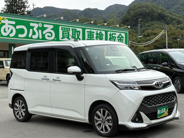 タンク カスタムＧ－Ｔ　ターボ　純正ＳＤナビ　リアモニター　両側パワスラ　クルコン　衝突軽減　バックカメラ　ステリモ　ＥＴＣ　ドラレコ　スマートキー　フロントシートヒーター　ＬＥＤヘッドライト　フォグ　純正１５インチアルミ（6枚目）