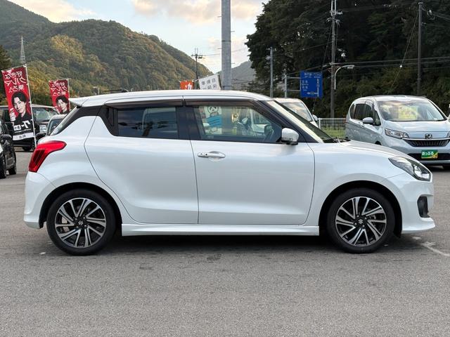 スイフト RS 5MT 純正8インチメモリーナビ 全方位モニター ステリモ ETC スマートキー 衝突軽減 レーダークルーズ 運転席シートヒーター ブラインドスポットモニター LEDヘッドライト 純正16アルミ(4枚目)